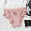 [Conjunto independiente] Ropa interior de encaje sexy cómoda de alta calidad, transpirable en la entrepierna de algodón, cintura con rosca para mujer