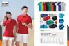 Nueva polo de manga corta de algodón peinado de 210 g con doble ribete y cuello de contraste, adecuada para uniformes corporativos, ropa de trabajo para equipos y estampado de logotipos