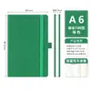 Caderno de Exportação Transfronteiriça A5 com Elástico, Caderno A6 com Elástico Personalizado, Caderno de Negócios Simples em PU - Em Estoque para Atacado