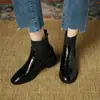 Botines Cortos para Mujer 2026 Otoño/Invierno Nuevo Estilo Nicho Botas Chelsea Tacón Grueso Tacón Medio Súper Calientes Tacón Alto Botas Martin