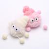 Lindo Broche de Bola de Carbón Bolsas Mochilas Accesorios de Decoración DIY Juguete de Peluche Bola de Pelo Personalizada Accesorios Estilo Ins