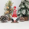 Novos produtos transfronteiriços Decoração de Natal De Madeira Sem Rosto Idoso Desktop Pequenos Enfeites Enfeites Nórdicos Decoração de Natal
