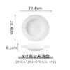 Venta al por mayor del fabricante Vajilla de cerámica para golf Estilo escandinavo Juego de cerámica en relieve Hotel Hogar Cuencos y platos de porcelana blanca