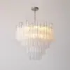 Estilo Francês e Italiano Vidro Vintage Sala de Estar Hotel Lustre Murano Vidro de Luxo Leve Retro Villa Escada Luminária