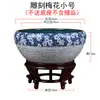 Tanque de Agua para Flores para Cultivar Nenúfares, Tanque de Peces Hidropónico para Acuicultura, Macetas de Cerámica, Barril Profundo de Loto Antiguo de Gran Diámetro Tanque Feng Shui