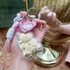 Shuibei Ouro Puro 999 Rico Pingente Gato da Sorte Corrente de Celular Bolsa Pingente Chaveiro Presente Venda por Atacado
