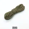 Corda de poliéster e algodão colorida de alta qualidade 6mm corda de algodão redonda corda de cintura para roupas corda para chapéu de suéter cordão para calças de praia