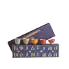 Exquisitos Regalos Empresariales y Souvenirs: Juego de Regalo de Taza de Té Cerámica Prosperidad de Otoño, Juego de Té Kung Fu, Taza de Forma Única, Taza de Maestro