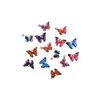 Borboleta Simulada Estampada Colorida DIY Acessórios de Joias em Liga Acessórios de Cabelo Transfronteiriços Pulseira Chaveiro Pingente