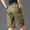 Pantalones Cortos de Carga Pantalones Casuales Pantalones Deportivos para Senderismo al Aire Libre Pantalones Camuflados Multibolsillos Retro Americano Versátiles Pantalones Lavados Planos