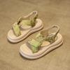 Sandalias Romanas para Mujer, Nuevo Estilo Verano 2026, Cómodas y Versátiles, Adecuadas para Usar con Faldas, Zapatos Deportivos de Playa Casuales con Suela Gruesa