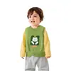 Atuendos para el Regreso a ClasesCamiseta para Bebé Dudu Chaleco Infantil Primavera y Otoño Pantalones Largos Casuales con Estilo para Niños