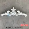 Flor de gesso francesa para canto Flor central de parede Flor de parede Fundo de parede Parede de sofá Parede de TV Flor em relevo Escultura de flor de canto Cabeça de porta europeia Flor