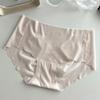Ropa interior de mujer de seda de hielo nude ultrafina de verano sin costuras transpirable algodón antibacterial equipo amigable con la piel pantalones tipo mascarilla facial para jovencita