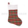 Decoraciones Navideñas Bolsas Navideñas Botas Calcetines Decoración de Armario Bolsas de Dulces Adornos para el Árbol Bolsas de Regalo a Cuadros Rojos y Negros Decoración del Hogar