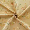 Brocado de Mariposa Dorada Tejido jacquard decorativo estilo chino imitación de brocado Song con hilo de oro, elegante chaleco cheongsam, tejido teñido en hilo para traje Tang