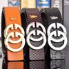 Cinturón de Cuero para Hombre de Moda Celebridad de Internet Tiktok Cinturón de Piel de Vaca Casual para Hombre Transfronterizo Cinturón Negro para Pantalones Hombres Cuadros
