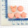 Materiais de Doces, Cola de Creme, Acessórios de Resina Coloridos, Estrelas de Cinco Pontas, Corações, Flores de Cinco Pétalas, Capas de Celular, Acessórios de Cabelo DIY, Presilhas