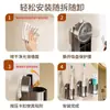 Soporte para Cepillo de Dientes Eléctrico con Ventosa para Almacenamiento para Baño Montado en la Pared Sin Perforaciones para Baño Familiar de Alto Valor Estante para Almacenamiento de Pasta de Dientes
