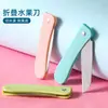 Cuchillo Multifuncional para Frutas, Cuchillo Plegable para Melón y Frutas de Cocina, Cuchillo Pelador de Cocina, Cuchillo para Cortar Frutas y Verduras de Cocina, No se Oxida Fácilmente