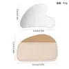 Raspador de Máscara Facial de Aço Inoxidável em Forma de Coração Transfronteiriço Raspador de Massagem Coração Raspador de Base Líquida Bastão de Cor Ferramenta de Beleza Facial
