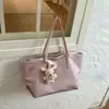 Bolsa tote de cor sólida nicho estilo coreano Shuai Mijia para mulheres, novo modelo 2026, bolsa de mão e bolsa de ombro de grande capacidade na moda para o trabalho