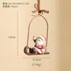 Decoración Colgante de Árbol de Navidad de Resina Tridimensional Transfronteriza, Campana, Bolsa de Regalo, Guirnalda, Colgante Retro, Decoraciones Festivas