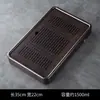 Bandeja de Té para Uso Doméstico, Hecha de Palo de Rosa, Nuevo Modelo 2026, Juego Completo de Té Kung Fu con Drenaje y Almacenamiento de Agua, Mesa de Té Pequeña para Preparación en Seco
