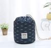 Bolsa de Cosméticos de Gran Capacidad para Viajes Coreana Set de Viaje Bolsa de Artículos de Tocador Cilíndrica Bolsa de Almacenamiento Impermeable para Exteriores Impermeable y Portátil