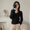 Otoño Invierno Nuevo Cuello en V Manga Larga Jersey Ropa de Punto para Mujer Tallas Grandes Ropa para Mujer Top Venta Caliente Transfronteriza Pedido de Comercio Exterior