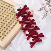 AliExpress Fita Nova Multicolorida 4,5cm terno Laço Mini Presilha Pequena Cabelo Menina Clipe Lateral Cabelo 4278