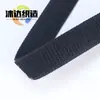 Fita elástica de velcro criptografada de alta qualidade, preta e branca em estoque de fábrica, fita não solta fiapos e não agarra para acessórios de vestuário