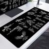 Diagrama de Decomposição de Arma Mecha Mouse Pad Escritório Computador Mesa Pad E-Sports Jogo Mousepad Antiderrapante Resistente ao Desgaste Pad de Toalha de Mesa