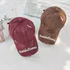 Marca de Tendencia Americana Gorra de Béisbol Rota para Mujer Ins Retro Sombrero Negro Visera de Ala Ancha Oversize Hace que la Cara Parezca Más Pequeña Gorra de Pico de Pato
