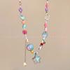 Collar de cuentas de color caramelo para chica, dulce y genial, para mujer, otoño, chica sexy, cibercelebridad, cadena de clavícula, nicho, cadena de suéter, collar