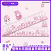 Regla Acrílica Sanrio Caricatura Transparente Regla para Estudiante Mide 15cm Regla de Papelería con Escala Personalizada