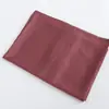 Popular pañuelo para la cabeza de color liso imitación seda, bufanda larga de satén, transpirable y suave, tejido de satén mate, versátil en el Sudeste Asiático