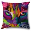 Amazon Transfronterizo Más Vendido Artículos para el Hogar Funda de Almohada de Gato de Dibujos Animados Cojín Lumbar para Coche Funda de Cojín para Dormitorio Venta al por Mayor de Fábrica