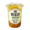 Taza de fruta fresca Fengdao durazno amarillo surtido jarabe de naranja enlatada 567g * 12/caja 227g * 24 tazas/caja