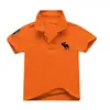 Camisetas de Verão com Gola Polo Exclusivas para Exportação Infantil para Meninos e Meninas 100% Algodão Manga Curta Infantil