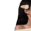 Nuevo Clip BB de Pelo Sintético de Conejo Color Sólido Otoño e Invierno Clip Lateral Dulce Lindo de Perla Pasador para la Parte Posterior de la Cabeza Clip de Pelo Esponjoso
