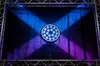 18 Luces Par de Plástico 4 en 1 con Control de Anillo Iluminación Auxiliar para Espectáculos de Luz en Escenario