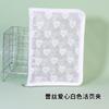 Libro de hojas sueltas de seis agujeros de color estilo ins japonés y coreano para perseguir estrellas a5a6 borde con cremallera transparente libreta de mano de 6 agujeros papelería de moda
