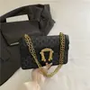 Bolso Retro de Gama Alta para Mujer con Cadena para el Brazo 2025 Nuevo Bolso para Mamá Bolso Pequeño Coreano de Hombro Bolso Cruzado de un Solo Hombro