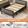 Cama plegable para el hogar, sencilla, de madera maciza, individual, para habitación de alquiler, cama doble plegable con almacenamiento para estudio, siesta, cama pequeña