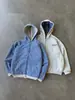 Estilo Nuevo Primavera 2026 Transfronterizo Chaqueta Reversible Marca de Tendencia para Hombre Sudadera con Capucha de Peso Pesado Top Casual para Pareja