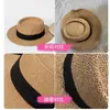 Sombrero de Paja Plano Francés para Mujer 2026 Nuevo Estilo Sombrero de Paja Verano Vacaciones en la Costa Protección Solar Sombrero de Sol para Playa