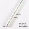 Tiras ranuradas de pared superior del pilar A, de doble hilera engrosadas; Estantería de tienda de ropa de una sola fila con pilares A, tiras verticales, vitrina expositora de columna de escalera de acero inoxidable.