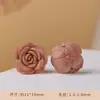 Talla en Madera de Ciprés Rojo Dibujos Animados Lindos Juego Cultural Accesorios de Cuentas Budistas Adornos Hechos a Mano DIY Pulseras Llaveros Al Por Mayor