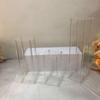 Comercio electrónico transfronterizo para estante de flores acrílico transparente para bodas, mesa principal del salón de bodas, estante de flores, guía de camino geométrica, fábrica al por mayor